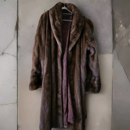Vera pelliccia visone - pelliccia, marrone