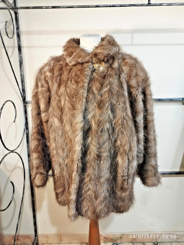 Pelliccia vera visone marrone - pelliccia,