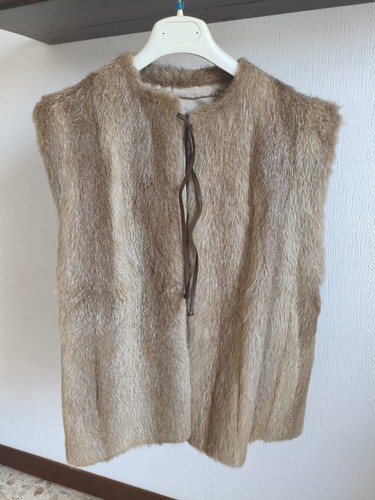 Gilet vera pelliccia visone - vera,
